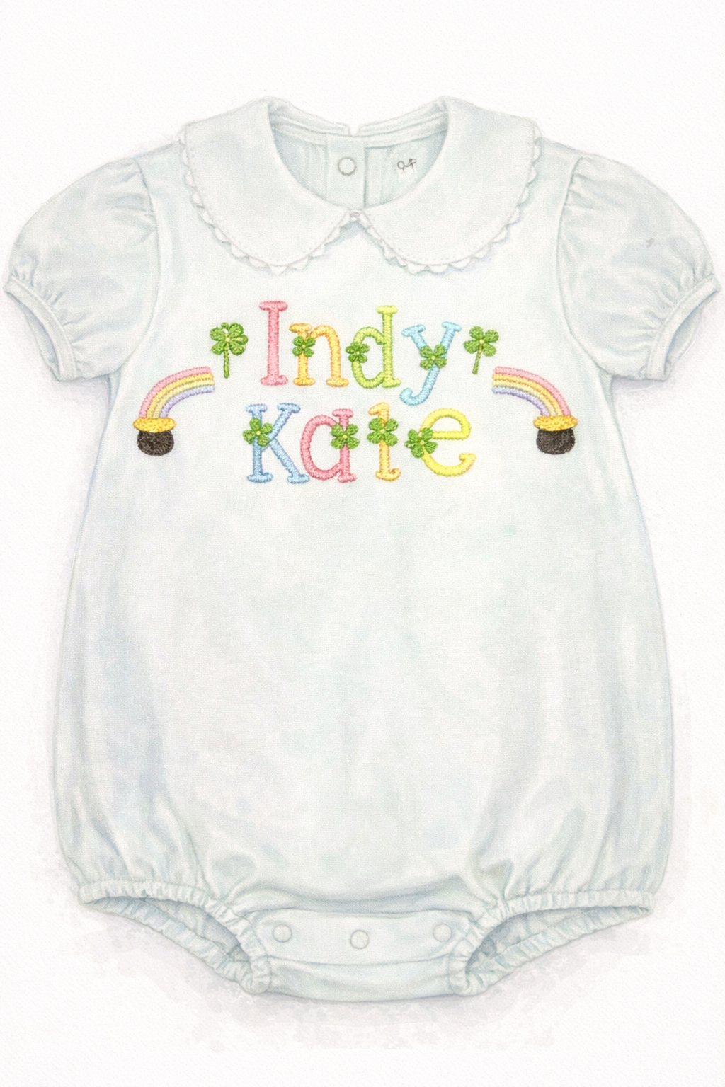 Rainbow Clover Stitch Bubble