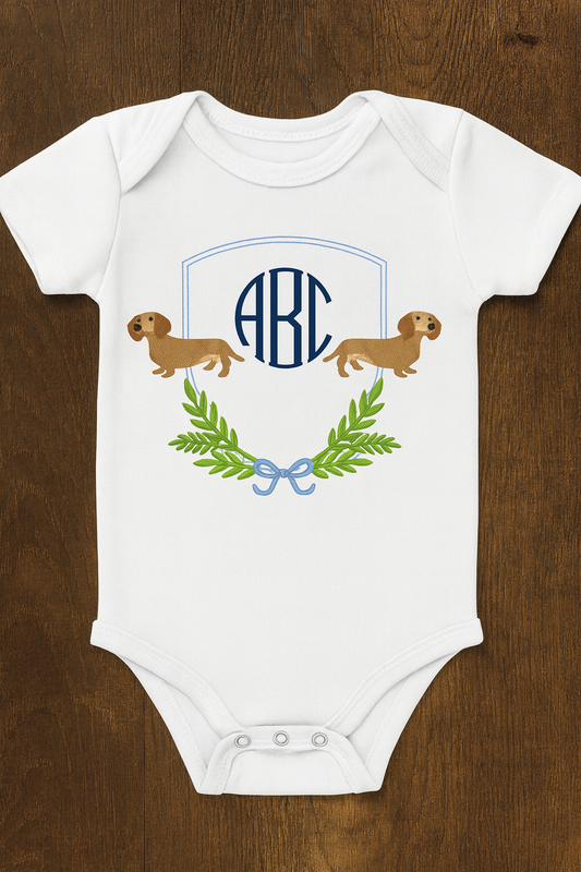 Dachshund Crest Onesie