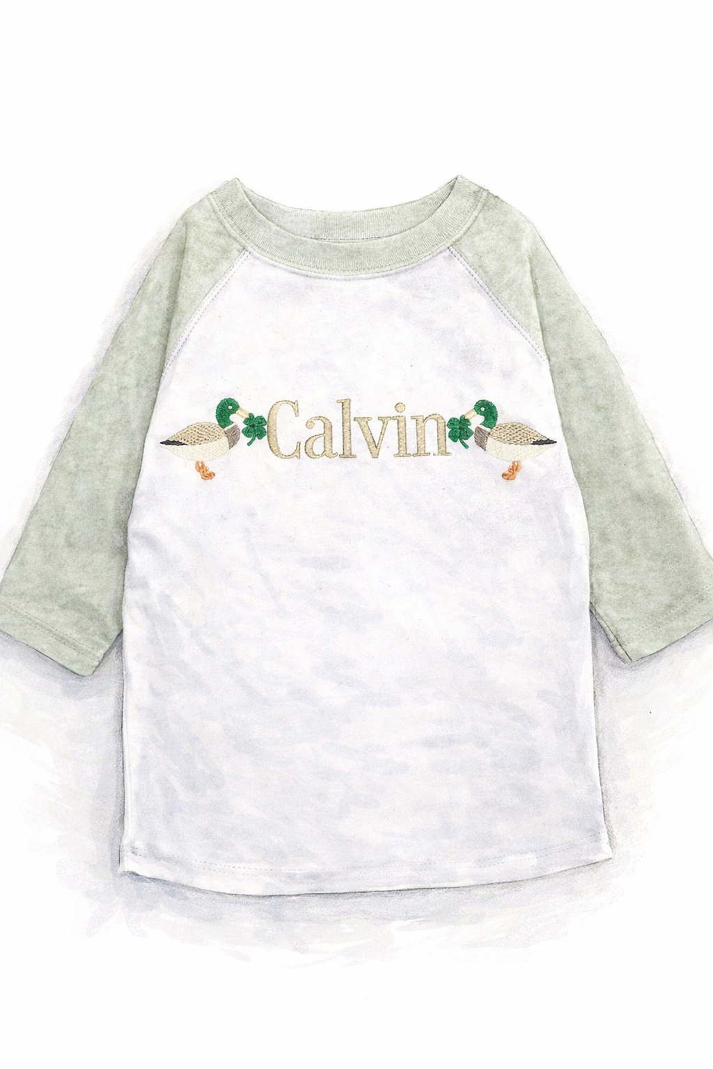 Lucky Duck Baseball Tee