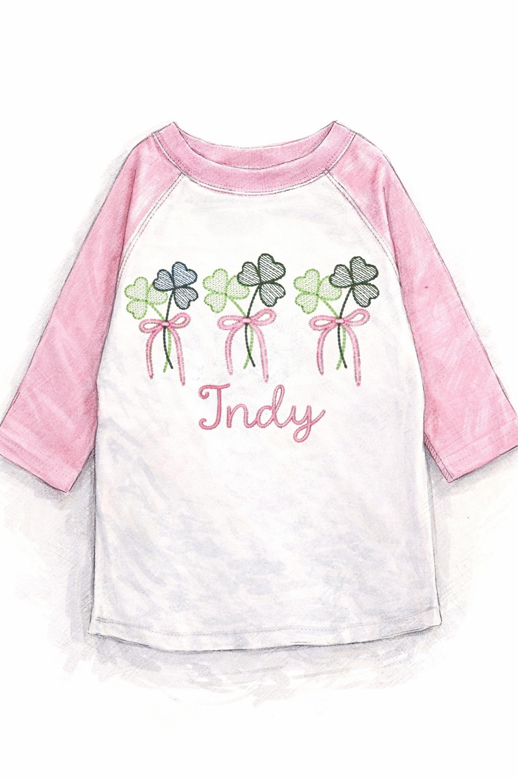 Lucky Gal Baseball Tee