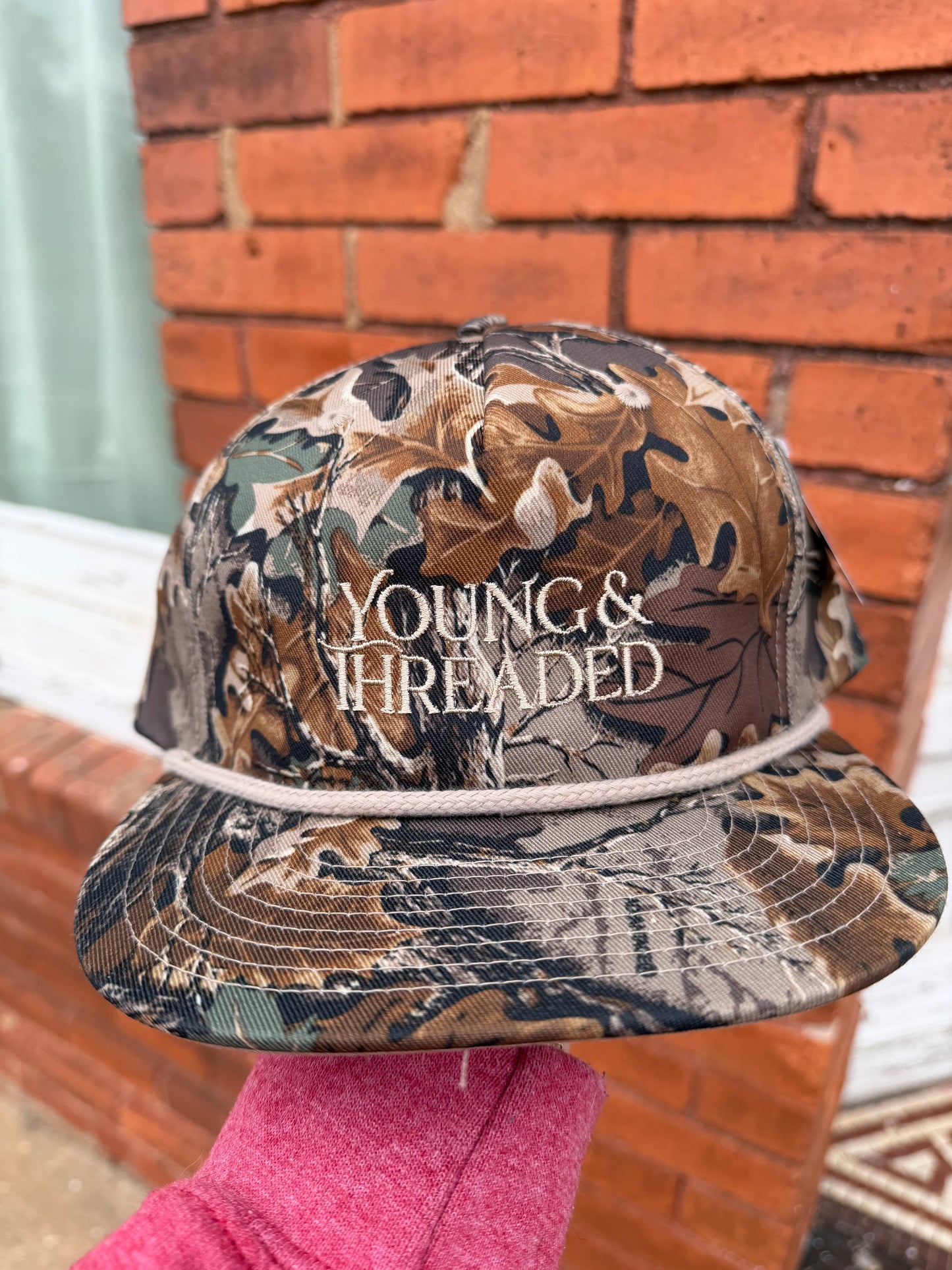 Young & Threaded Camo Logo Hat