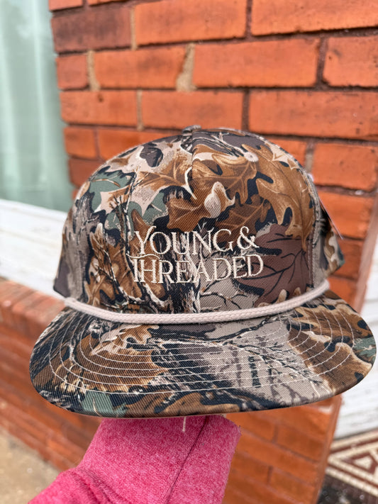 Young & Threaded Camo Logo Hat