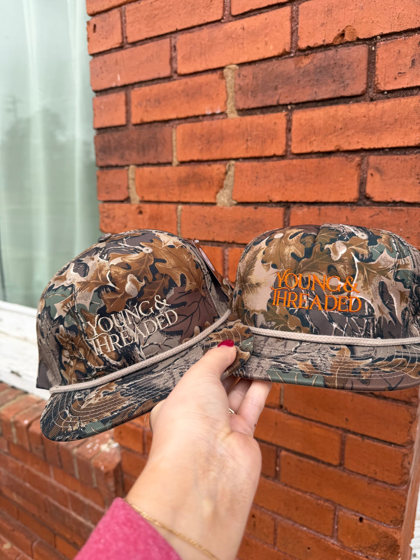 Young & Threaded Camo Logo Hat