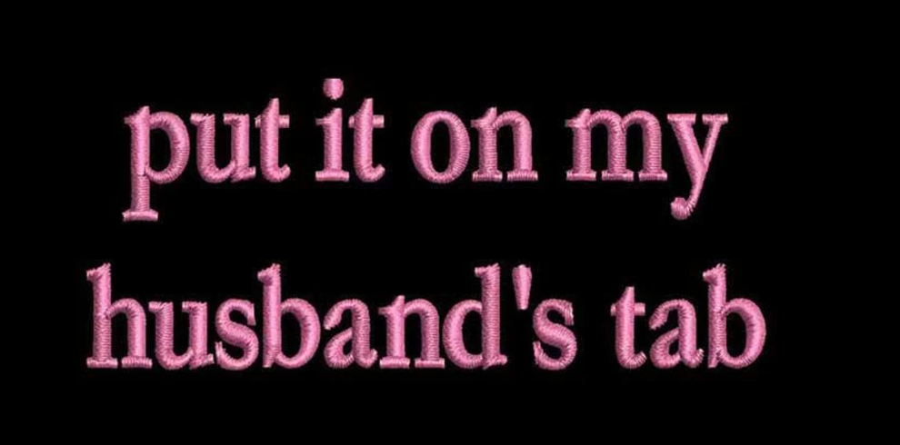 Put it on my Hubby's Tab Hat