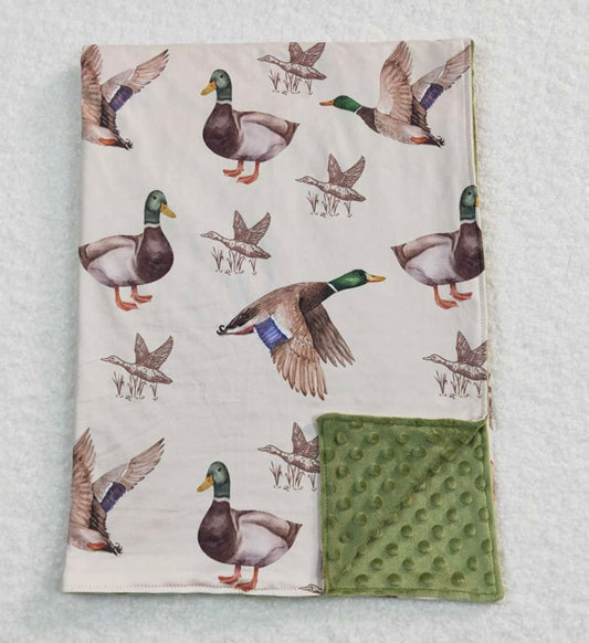 Mallard Mornings Minky Baby Blanket