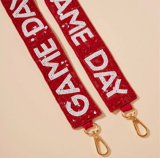 Beaded Game Day Bag Strap