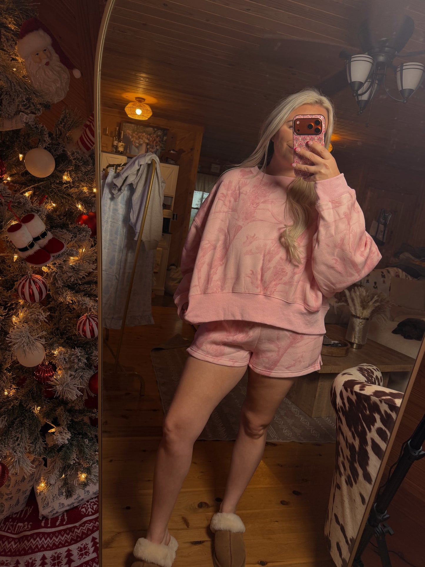 Pink Camo Christmas Set