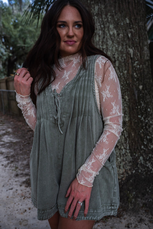 Autumn Whisper Lace Top