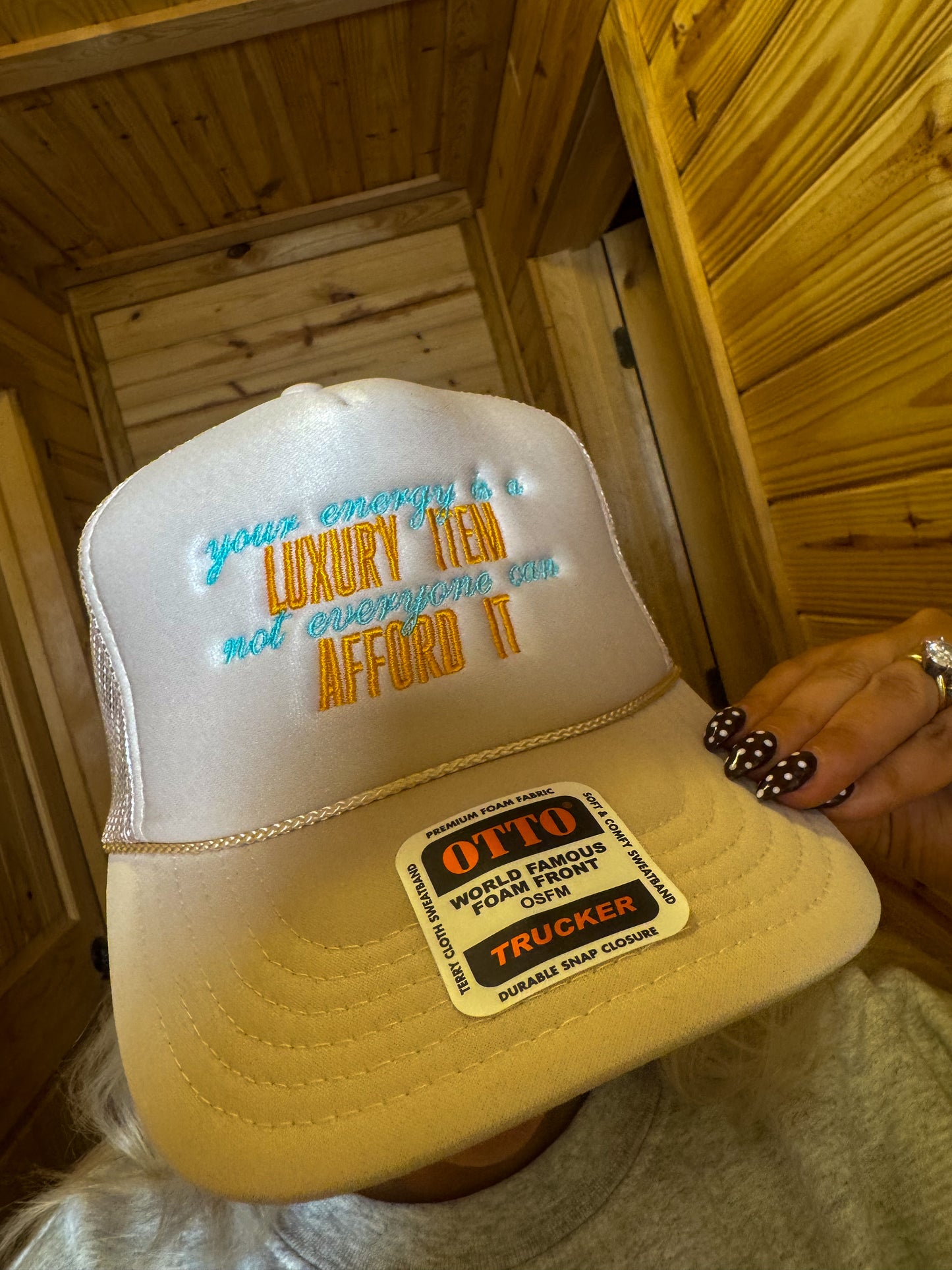 Your Energy Is A Luxury Hat