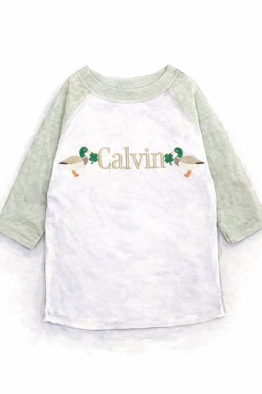 Lucky Duck Baseball Tee