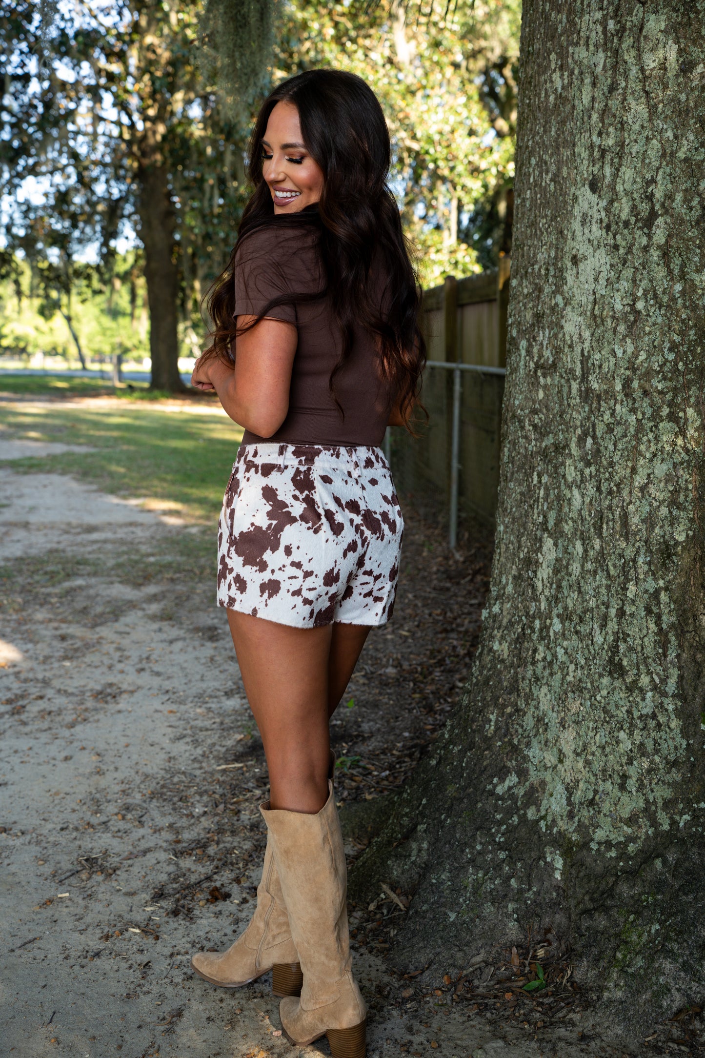 The Alexis Suede Shorts